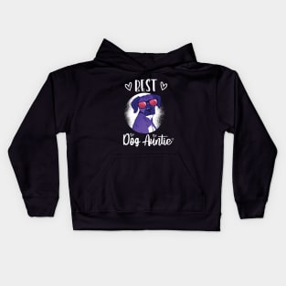 Best dog auntie Kids Hoodie